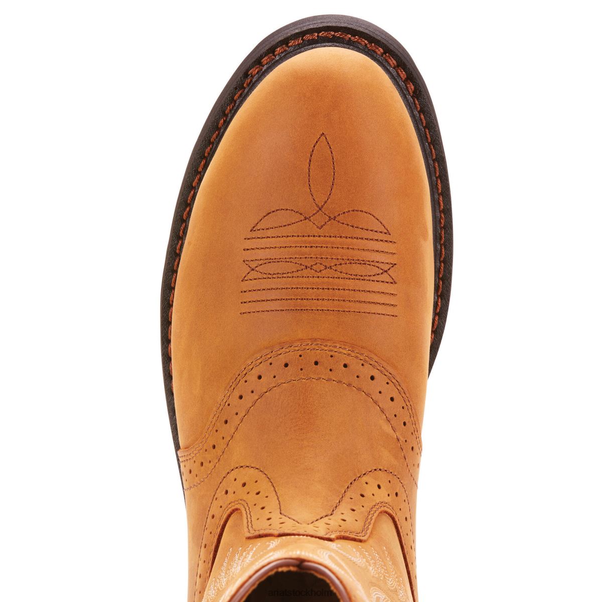 Skodon Ariat sierra sadelstål arbetsstövel åldrad bark män F0484350