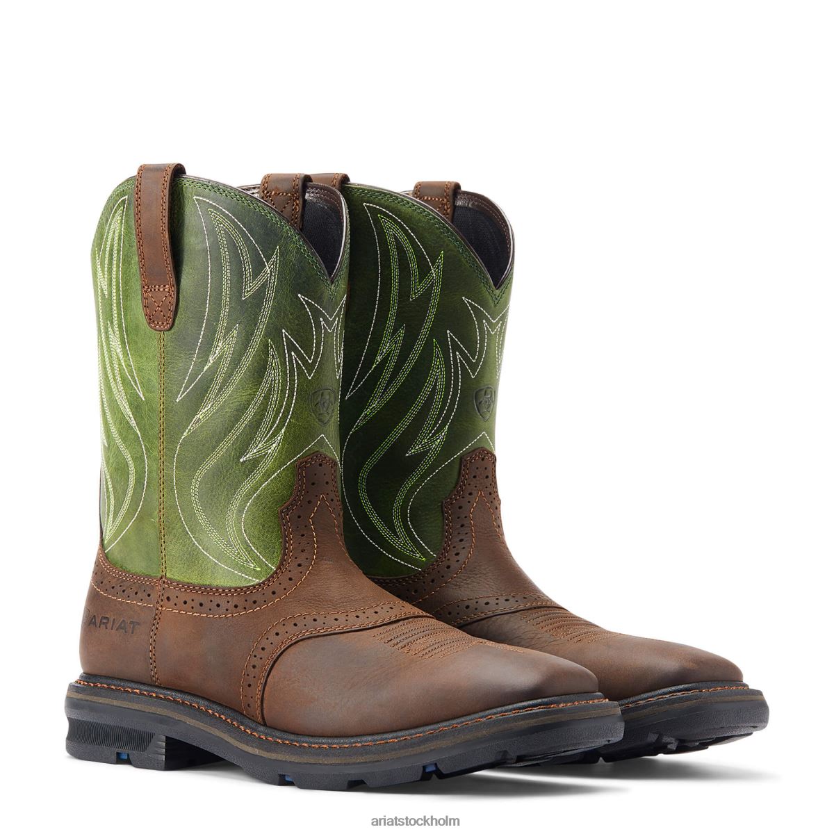 Skodon Ariat sierra shock shield arbetsstövel mörkbrun män F0484371