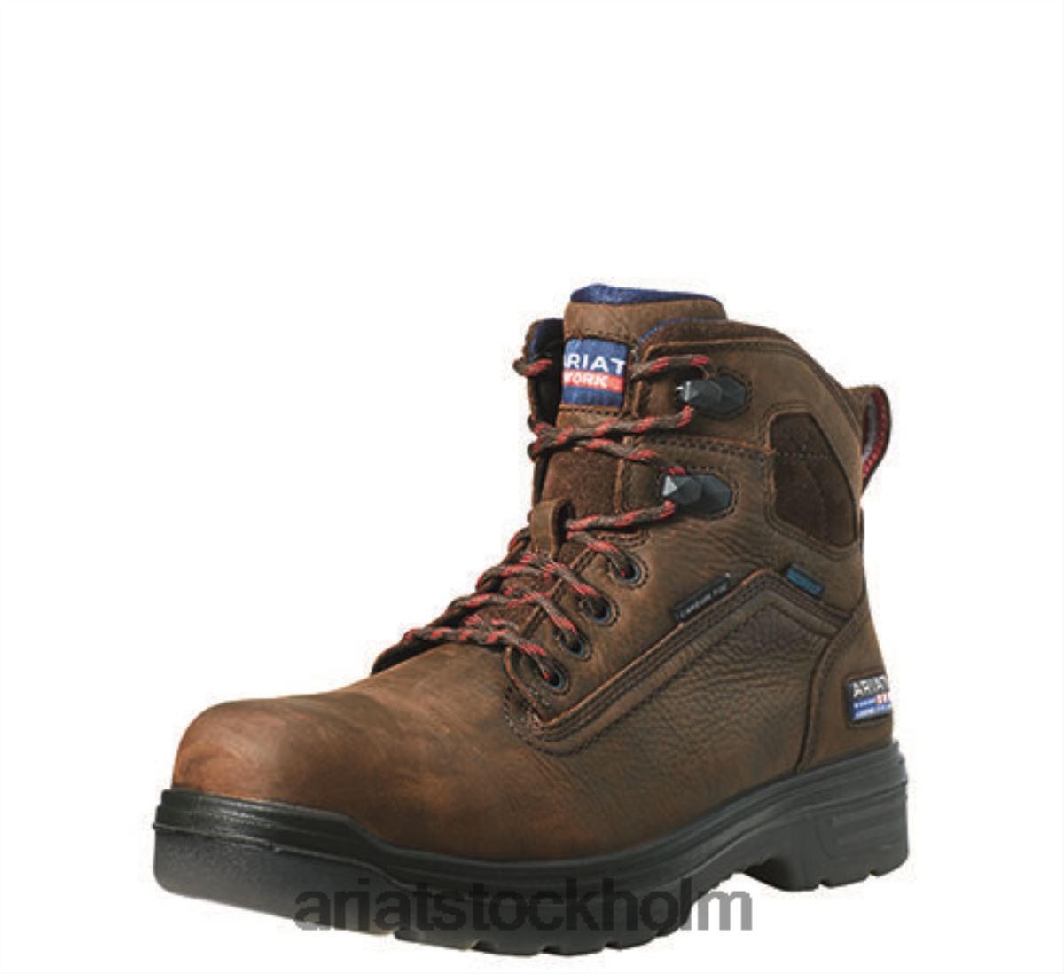 Skodon Ariat turbo 6" usa-monterad vattentät arbetsstövel i koltå rik brun män F0484354