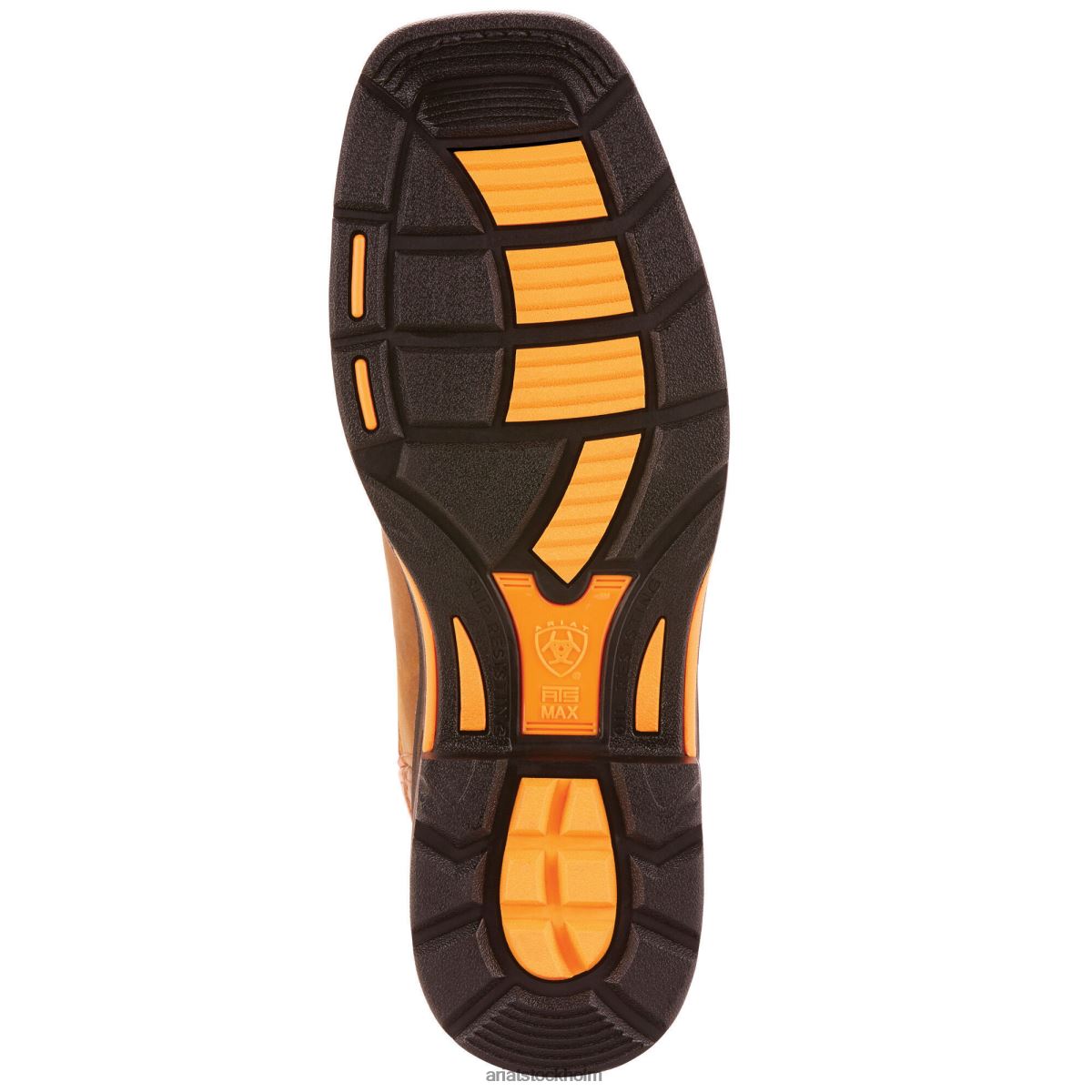 Skodon Ariat workhog bred fyrkantig tå arbetsstövel i ståltå mörk jord män F0484254