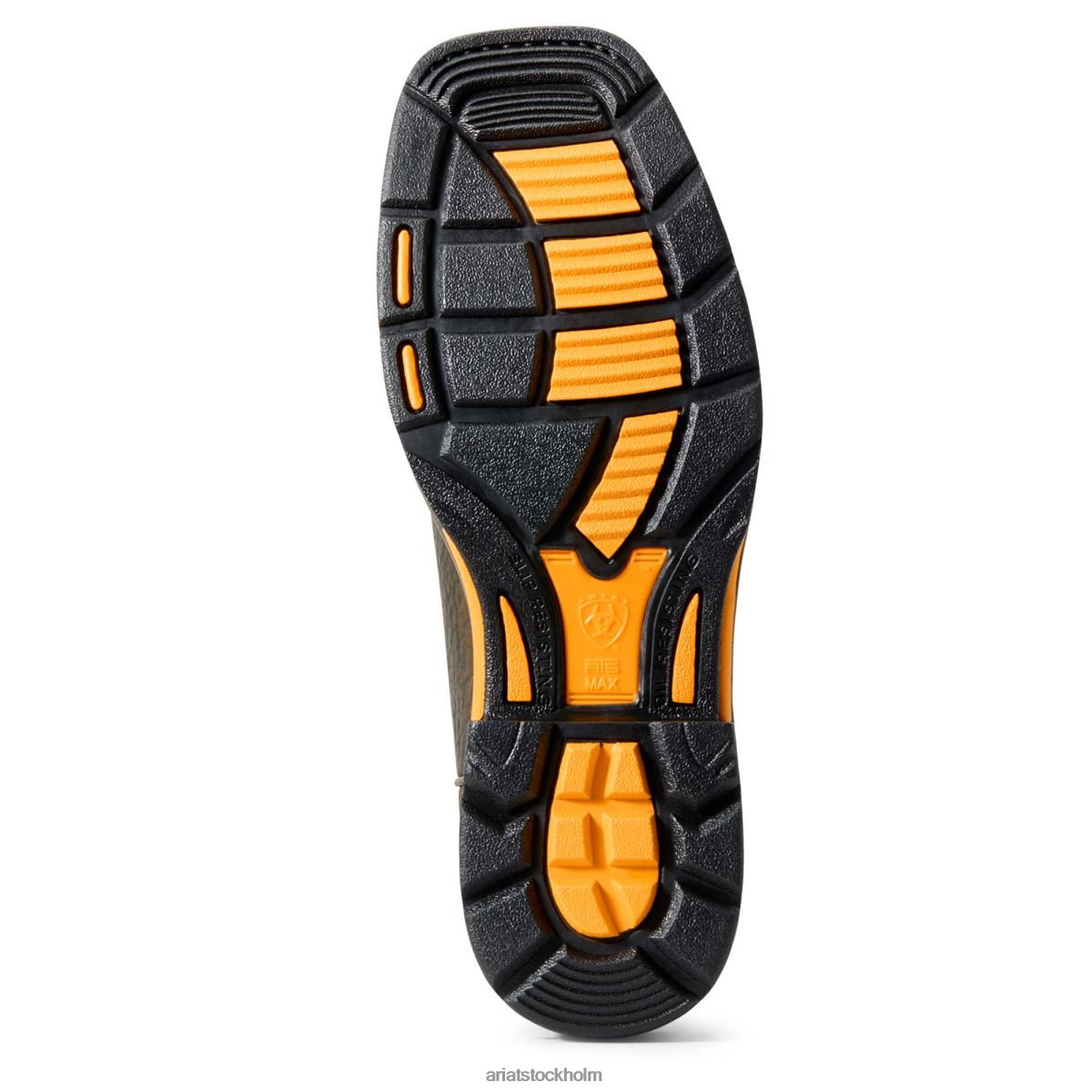 Skodon Ariat workhog bred fyrkantig tå metguard vattentät metguard komposittå arbetsstövel brunbrun män F0484232