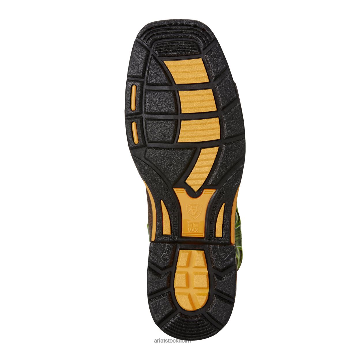 Skodon Ariat workhog bred fyrkantig tå venttek arbetsstövel brunbrun män F0484329