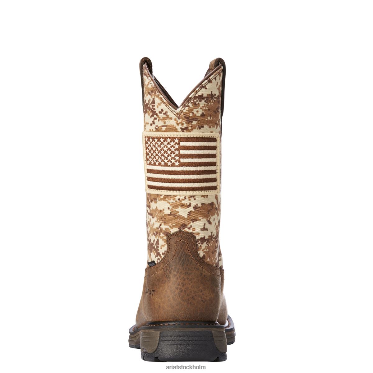 Skodon Ariat workhog patriot ståltå arbetsstövel jord/sand camo män F0484146