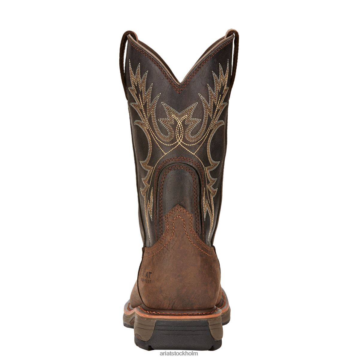 Skodon Ariat workhog vattentät arbetsstövel brunbrun män F0484237