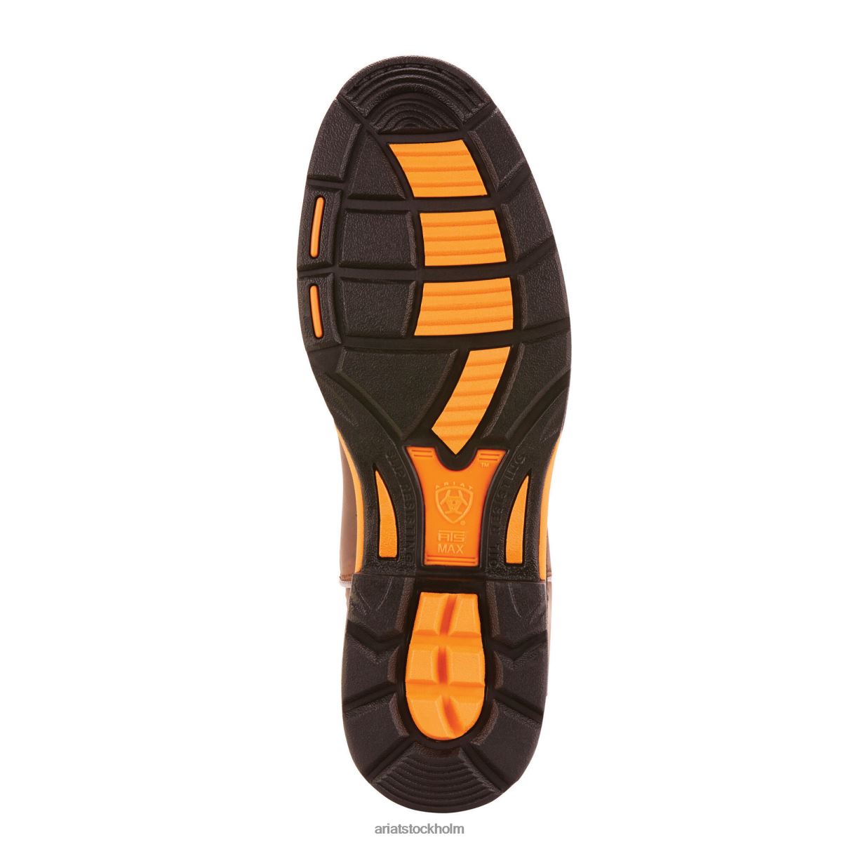 Skodon Ariat workhog vattentät arbetsstövel oljig distressed brun män F0484225