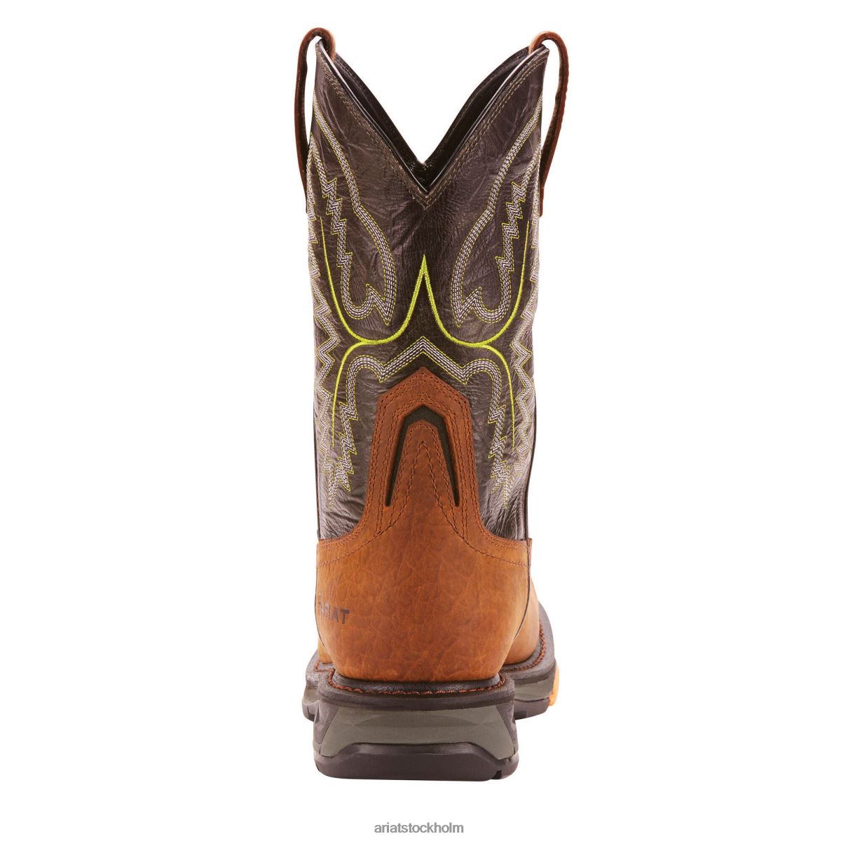 Skodon Ariat workhog xt vattentät arbetsstövel tumlade bark män F0484323