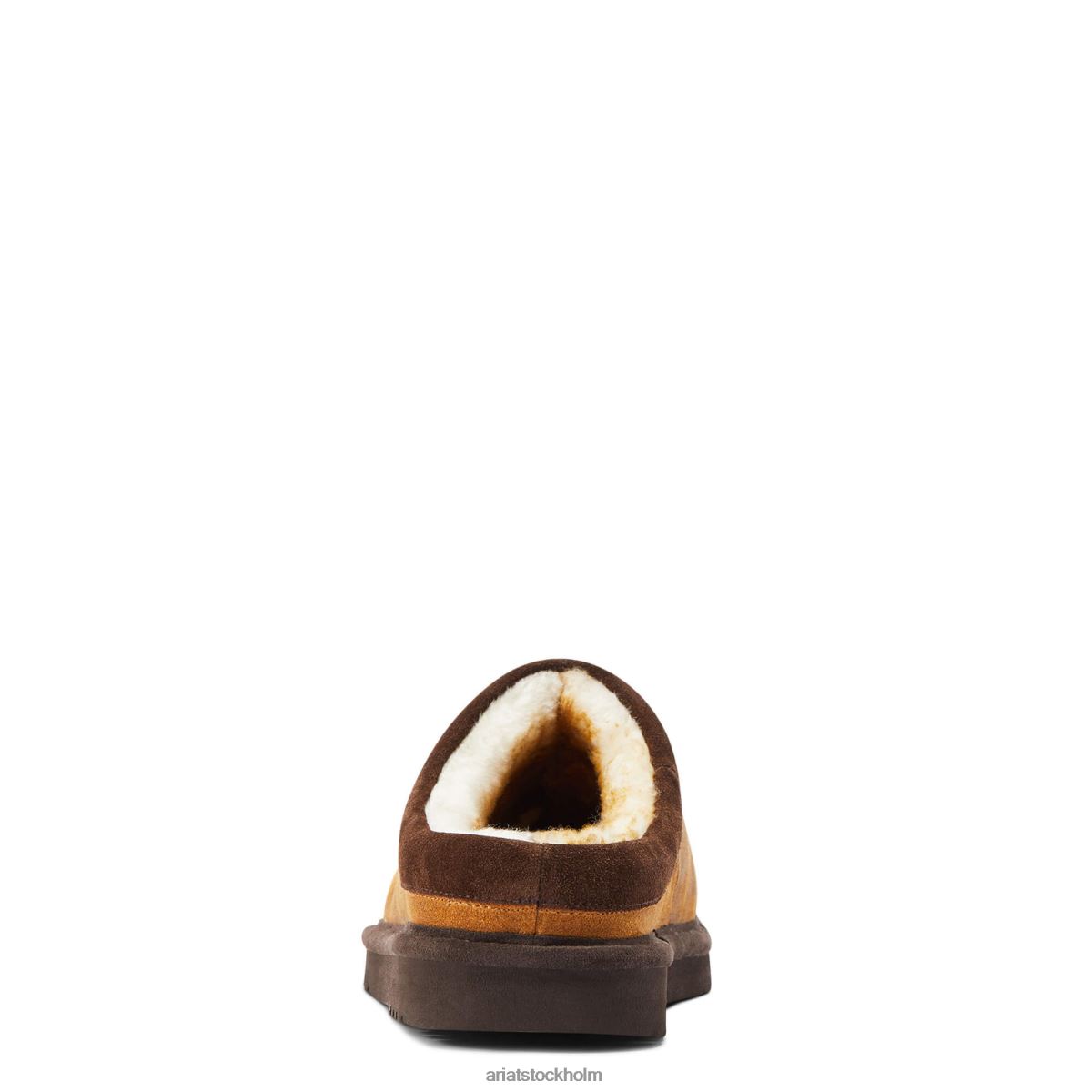 Skodon Ariat patriot toffel med fyrkantig tå dammig rosett mocka män F0484461