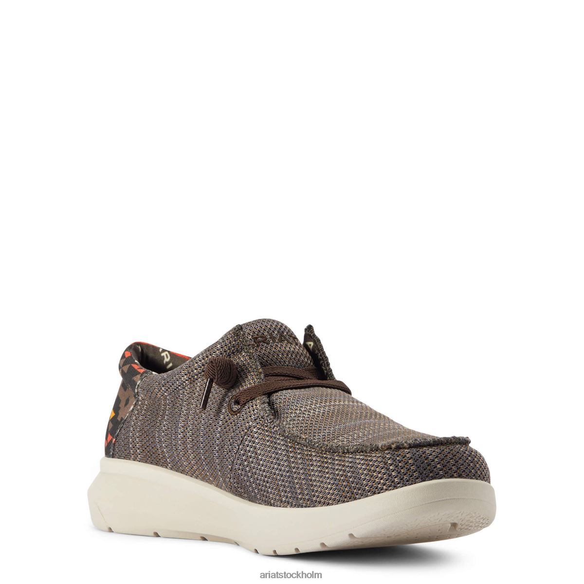 Skodon Ariat hej 1 ljungbrun/röd sydvästtryck män F0484420