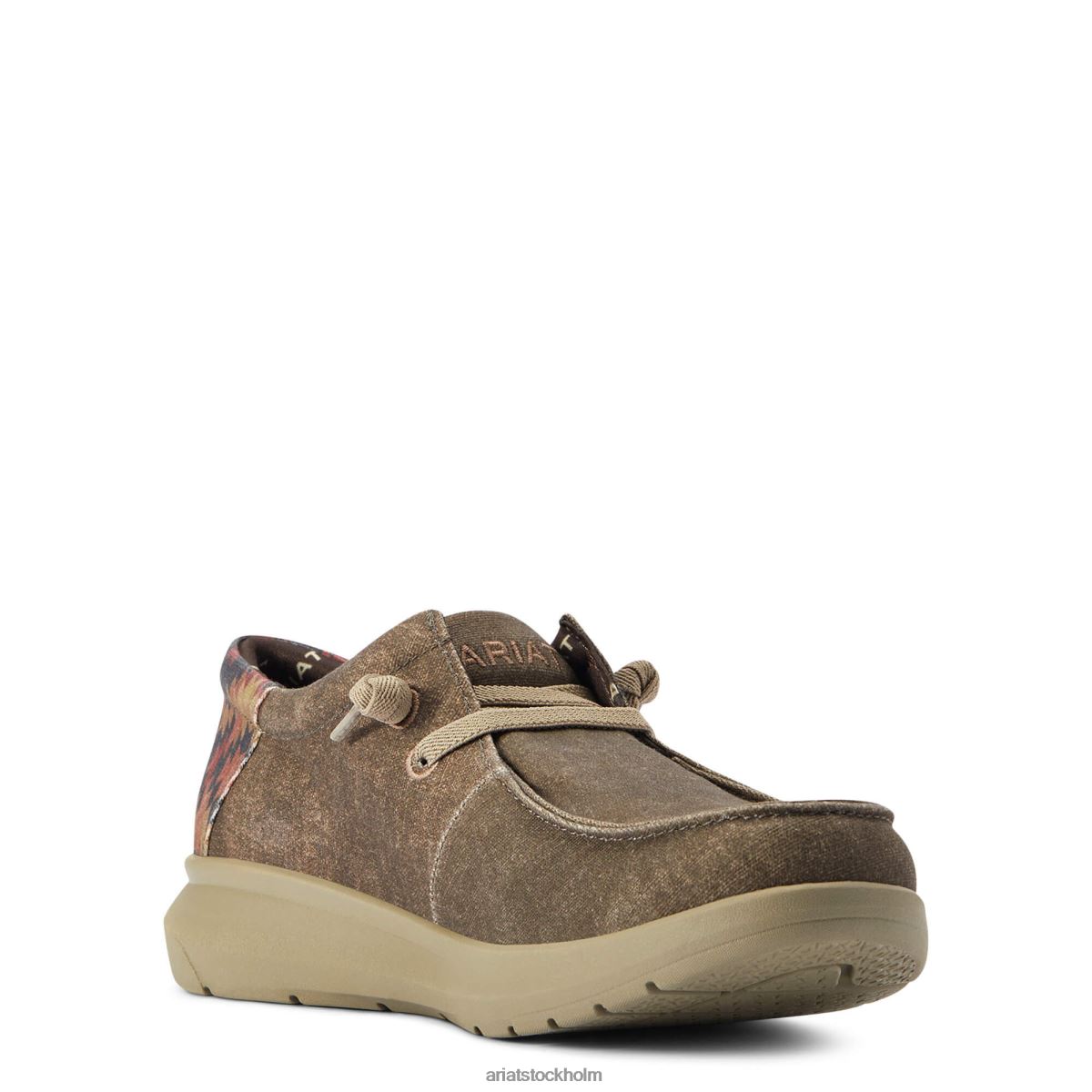 Skodon Ariat hej 2 mörkt brun/rost sydvästtryck män F0484454