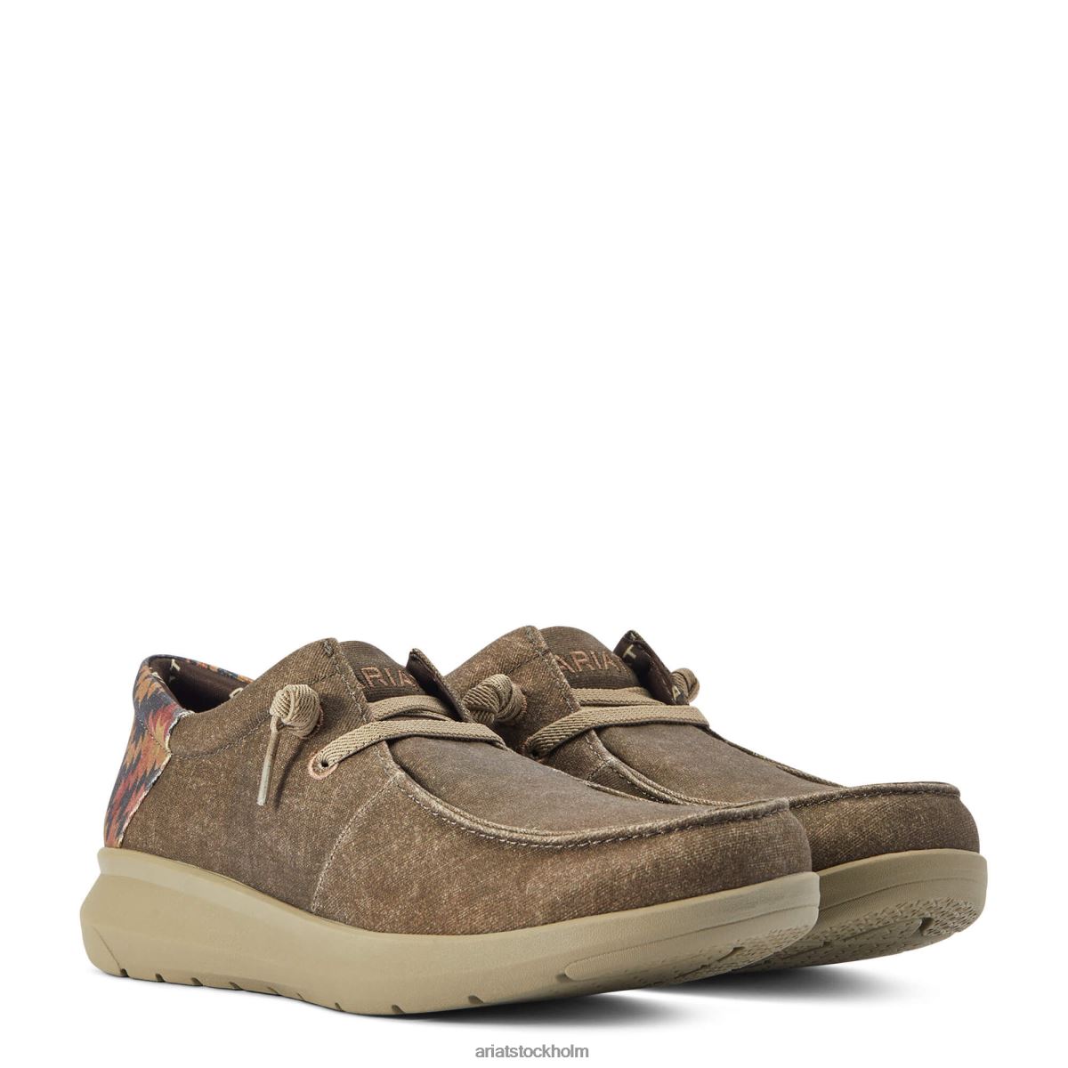 Skodon Ariat hej 2 mörkt brun/rost sydvästtryck män F0484454