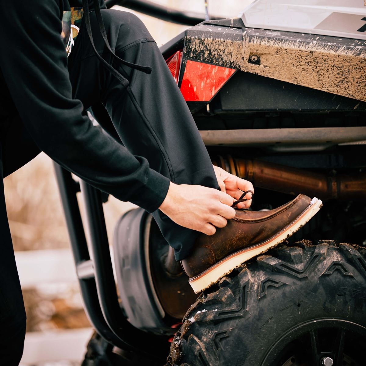 Skodon Ariat recon country boot bedrövad brun män F0484451