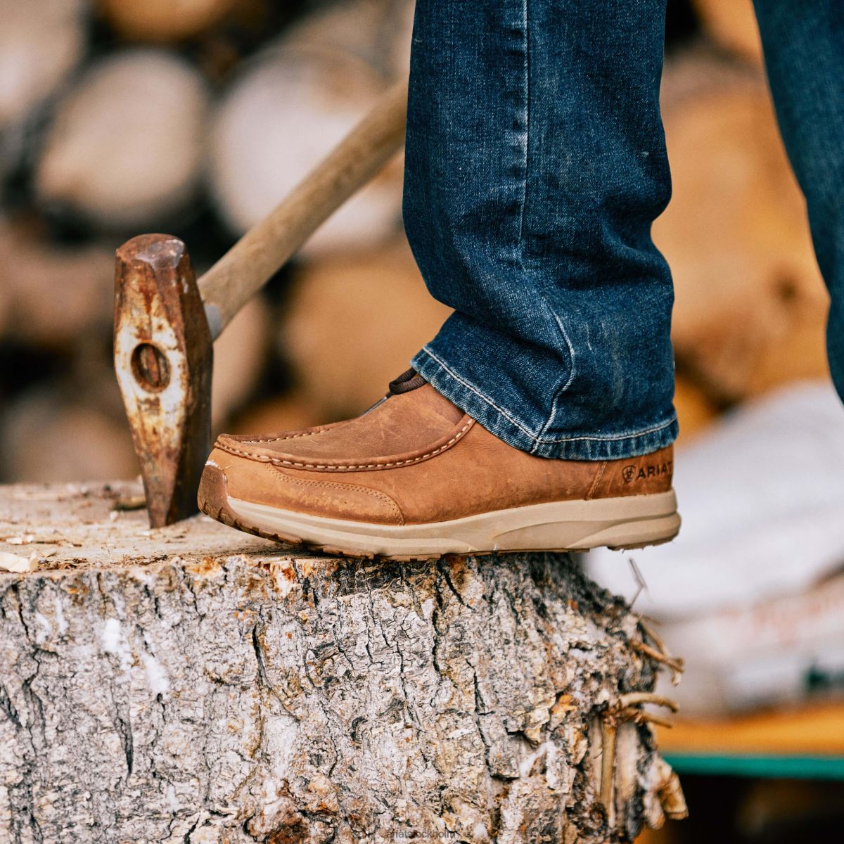 Skodon Ariat spitfire vattentät pålitlig brun män F0484408