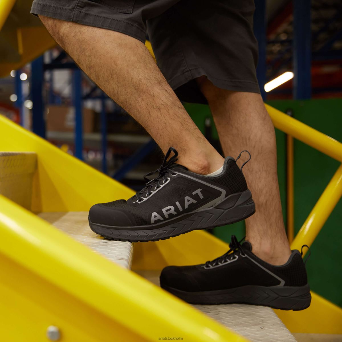 Skodon Ariat överträffa komposit tå säkerhetssko svart män F0484239