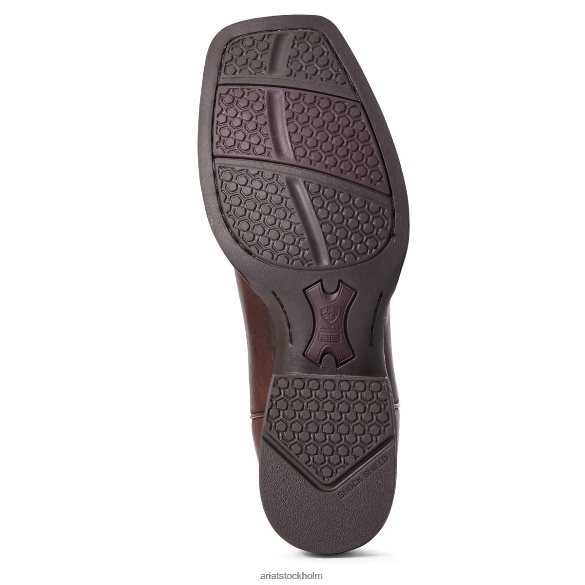 Skodon Ariat amos western stövel korn brun män F0484193