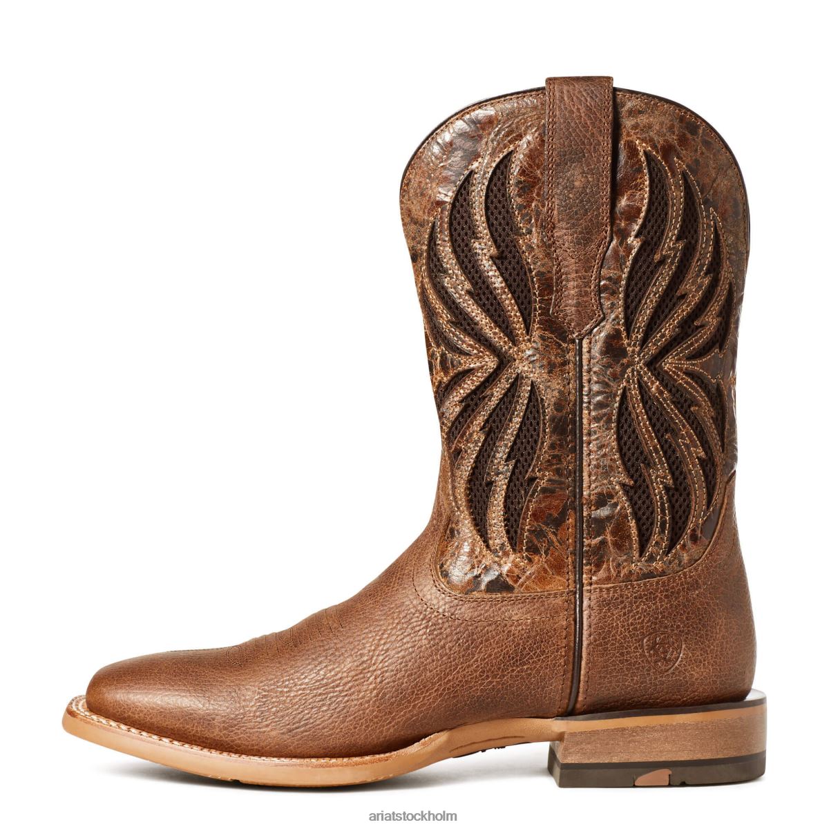 Skodon Ariat arena rekord venttek western boot toffee crunch män F048452