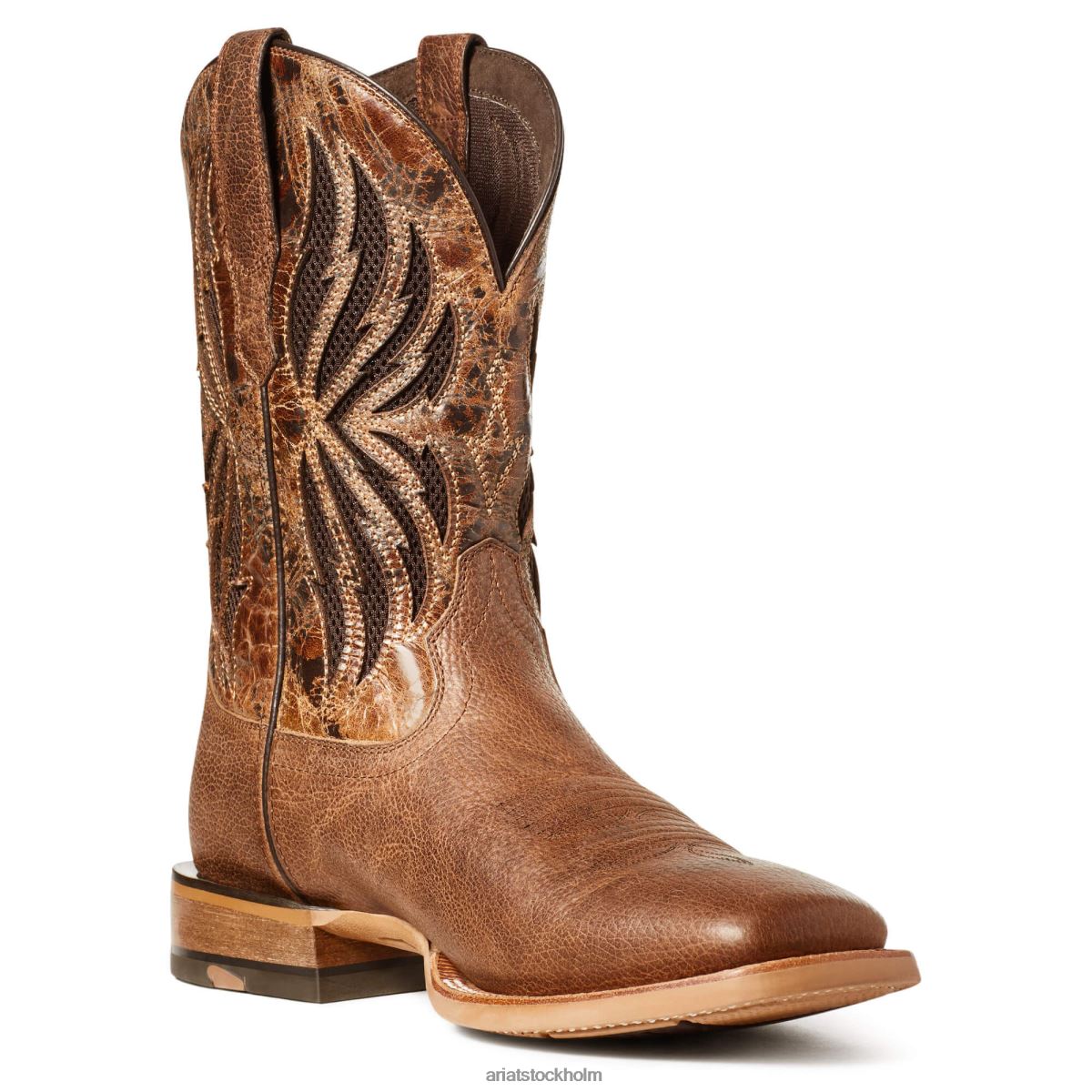 Skodon Ariat arena rekord venttek western boot toffee crunch män F048452