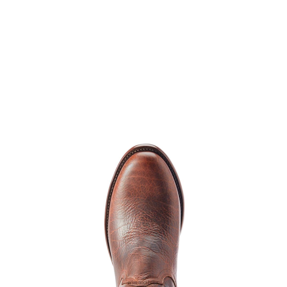 Skodon Ariat bänk gjord clanton sadelbrun bison män F0484110