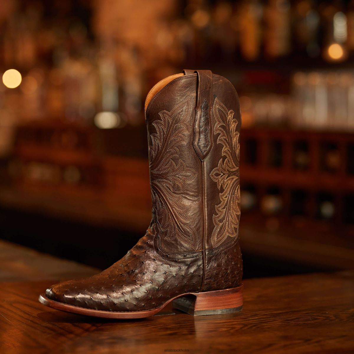 Skodon Ariat bassett espresso full quill struts män F0484149