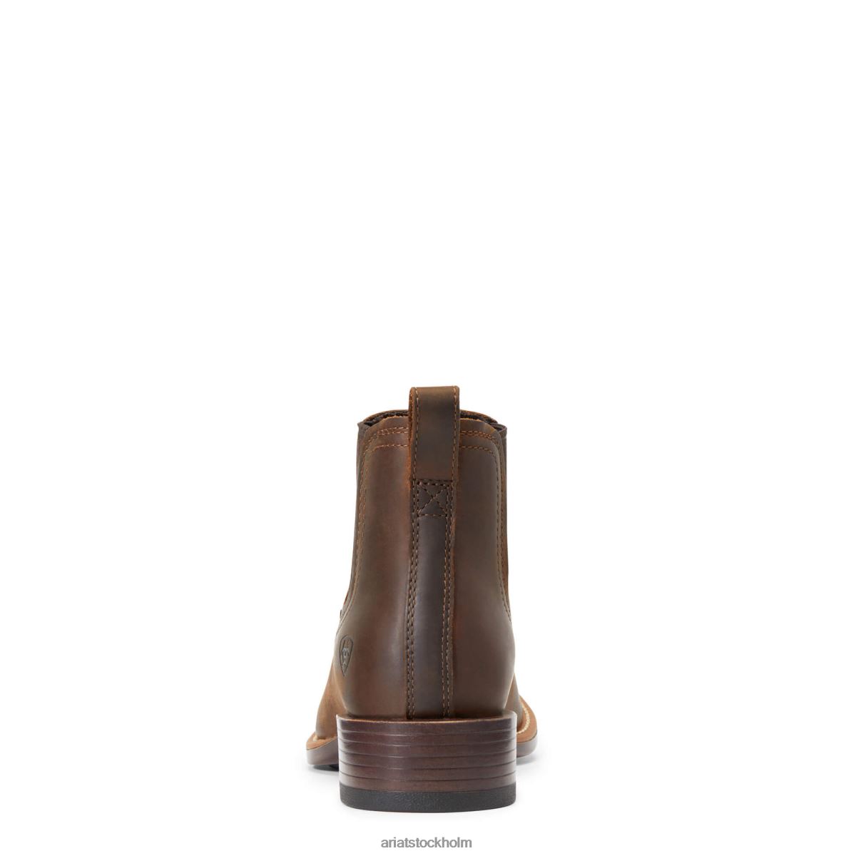 Skodon Ariat booker västernstövel med ultrarund tå bedrövad brun män F048455