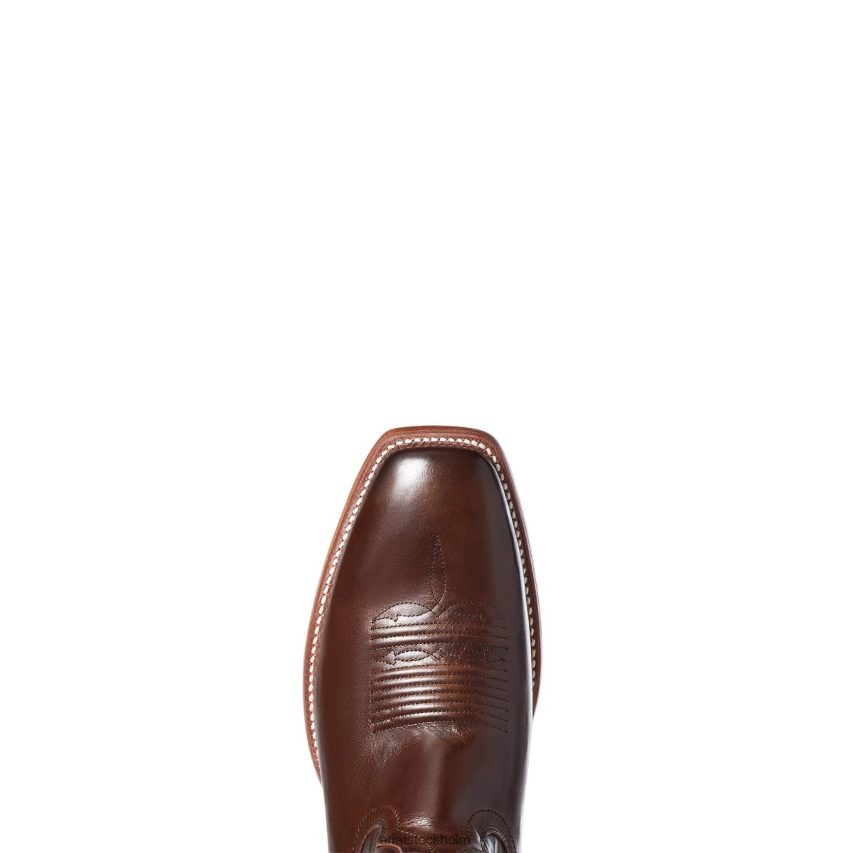 Skodon Ariat circuit patriot square toe westernstövel bar topp brun män F048491