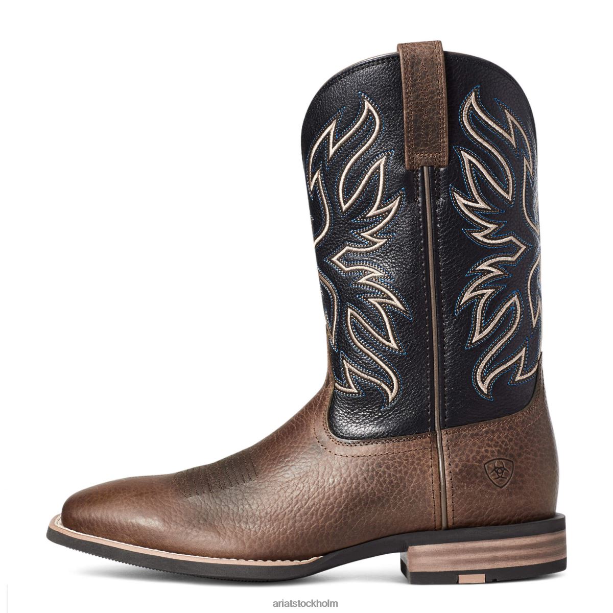 Skodon Ariat everlite vapor westernstövel ranch brun män F048456