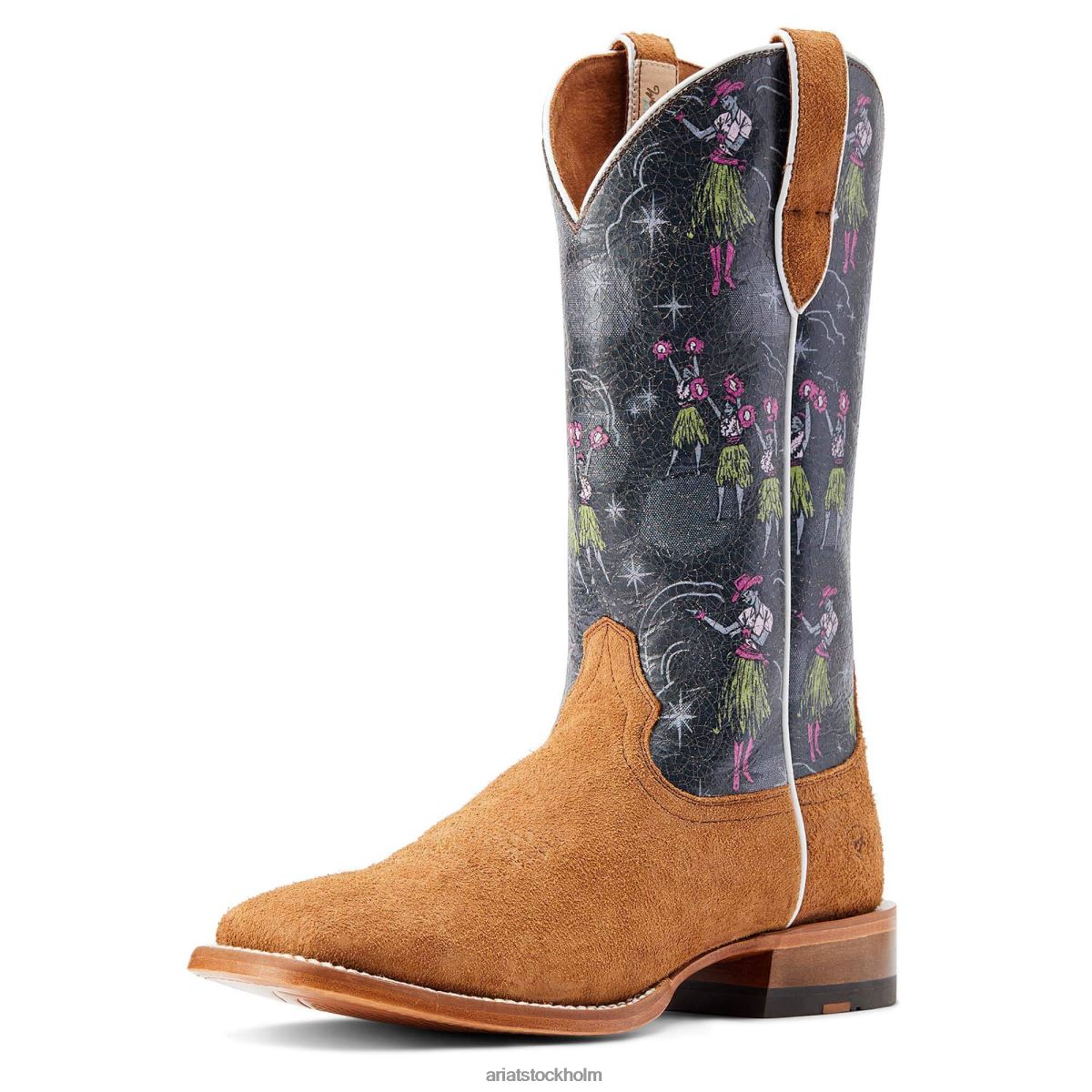 Skodon Ariat frontier western aloha western boot rostiga män F0484215