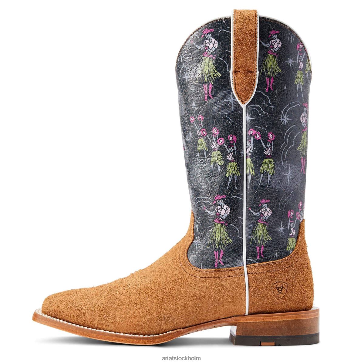 Skodon Ariat frontier western aloha western boot rostiga män F0484215