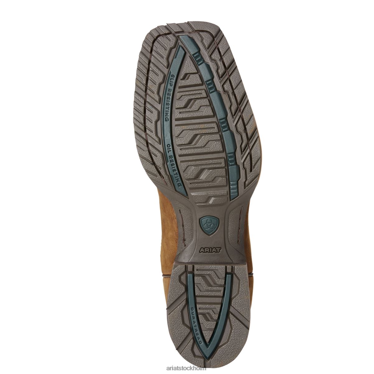 Skodon Ariat hybrid rancher western stövel bedrövad brun män F04846