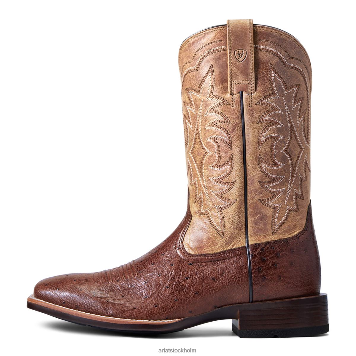 Skodon Ariat nattliv ultra western boot antik tabac sq struts män F0484159