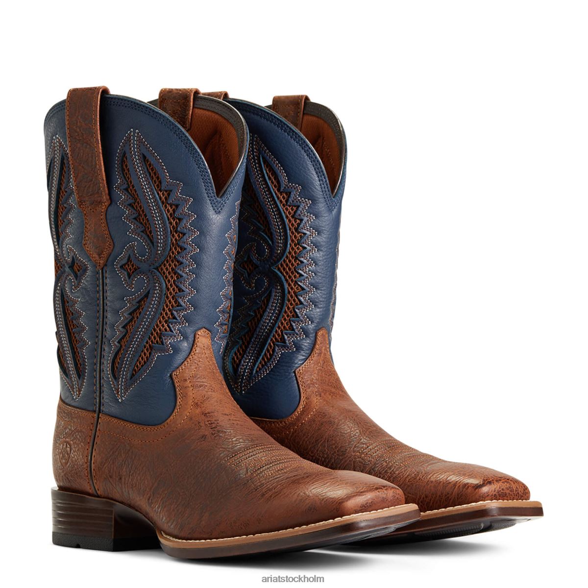 Skodon Ariat rowder venttek 360 grader westernstövel craven solbränna män F048494