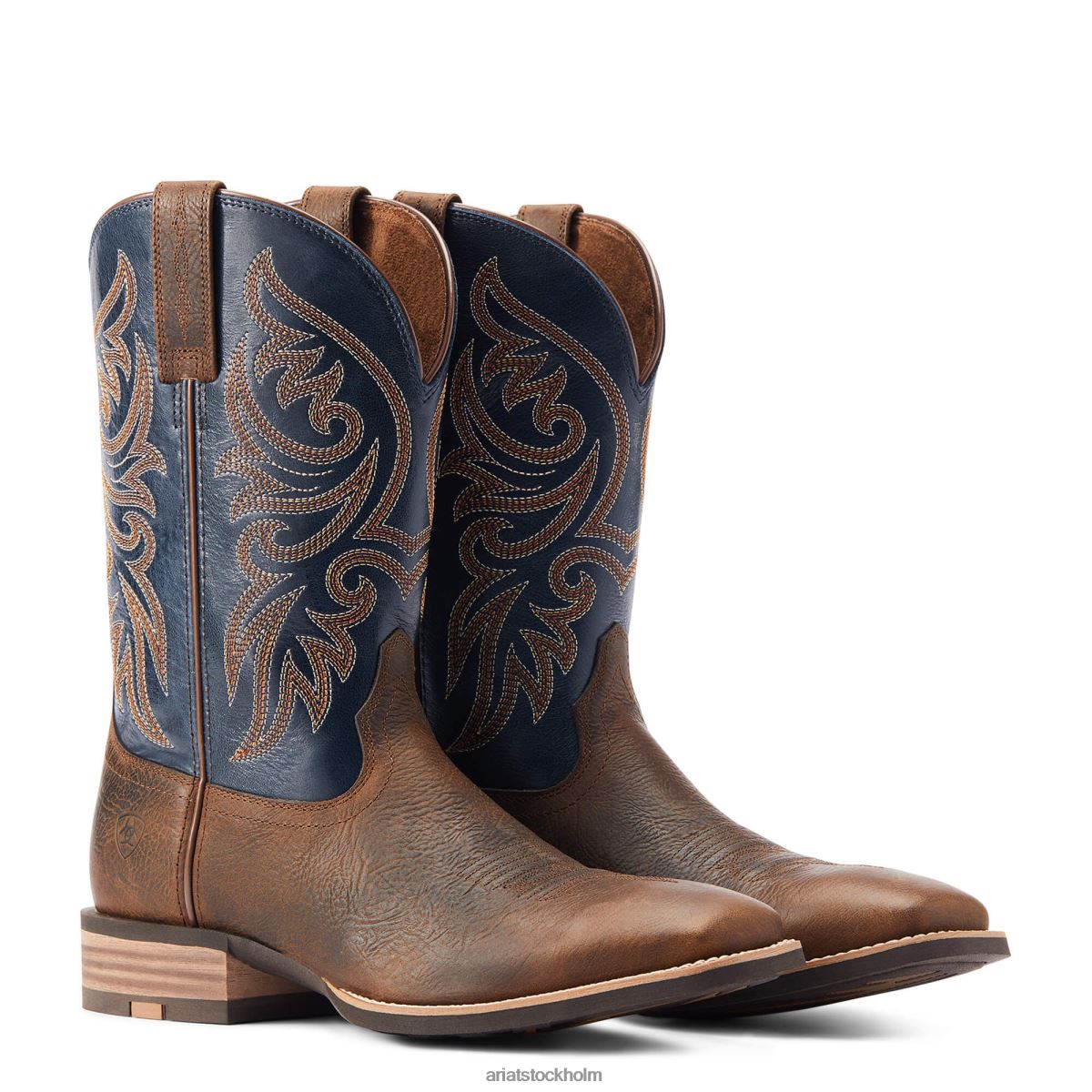 Skodon Ariat slingshot western stövel bråkig rost män F048428