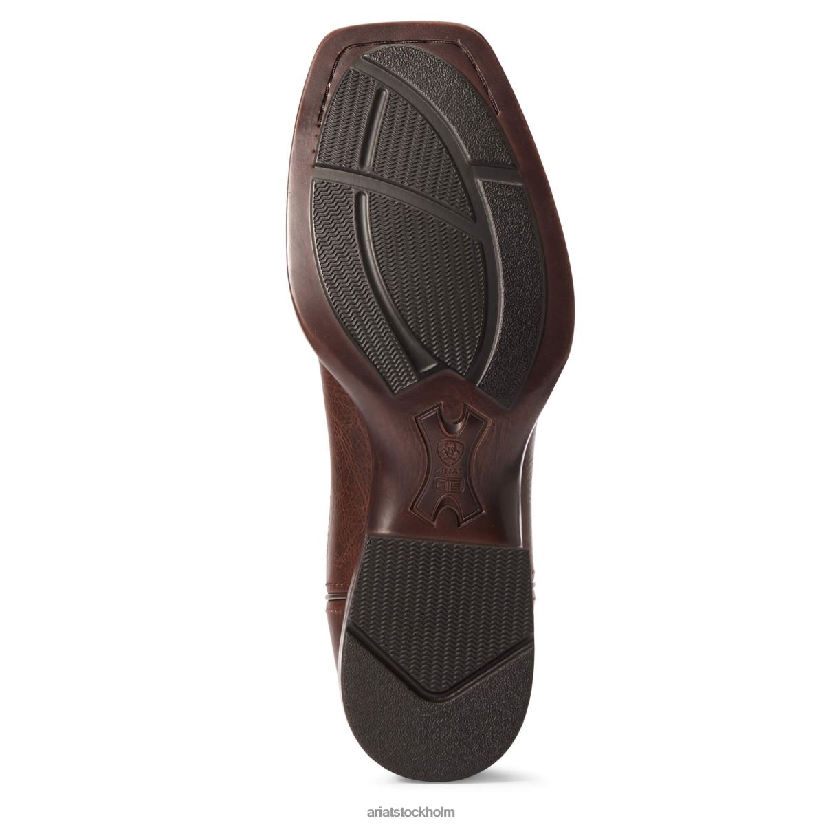 Skodon Ariat solado venttek western stövel mörk whisky män F0484104