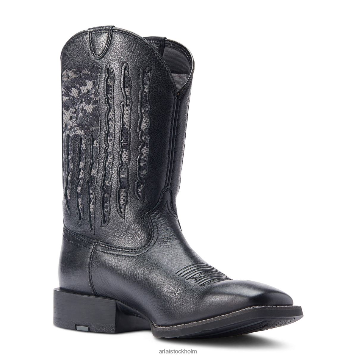 Skodon Ariat sport my country venttek western boot svart deertan män F048422