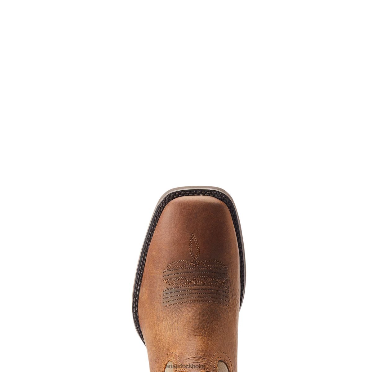 Skodon Ariat sport my country venttek western boot trogen brun män F048471