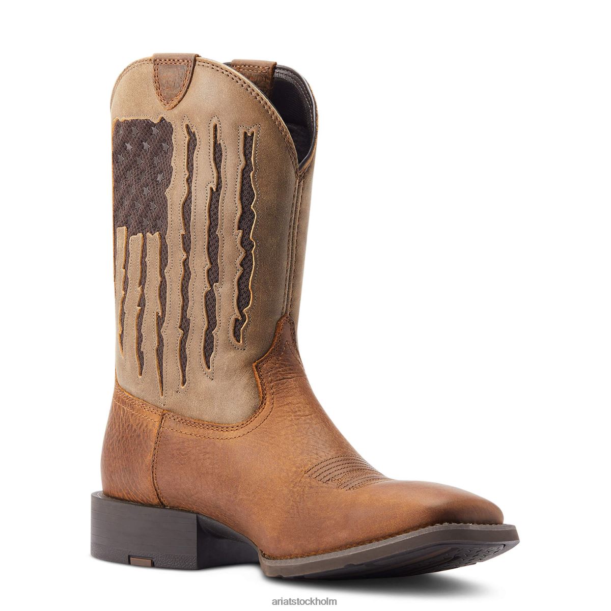 Skodon Ariat sport my country venttek western boot trogen brun män F048471