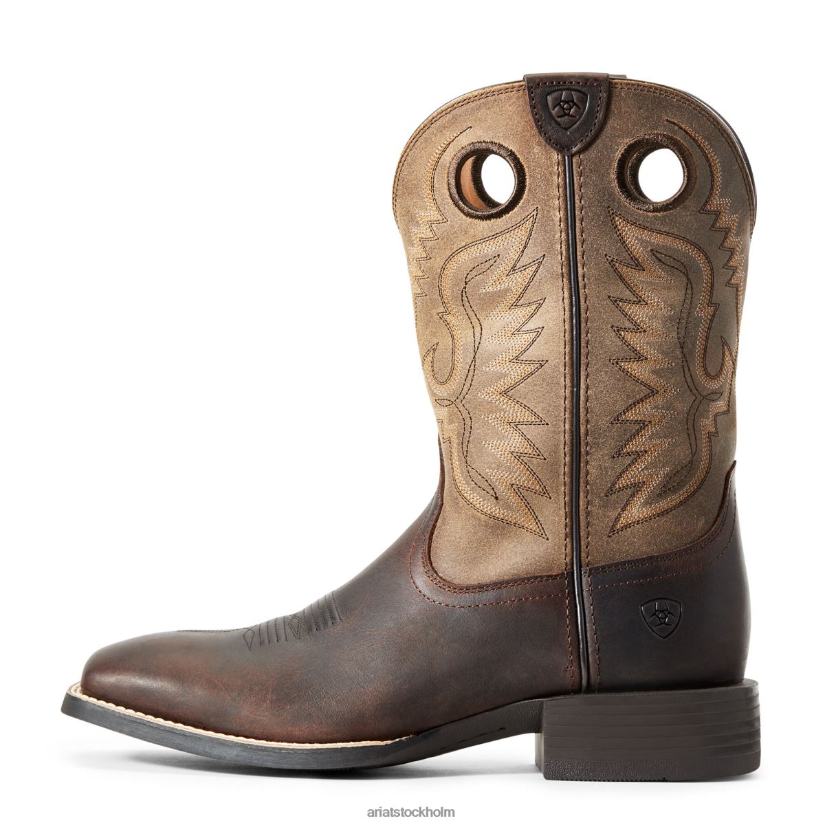 Skodon Ariat sport ranger western stövel kornbrun/rostad solbränna män F0484113
