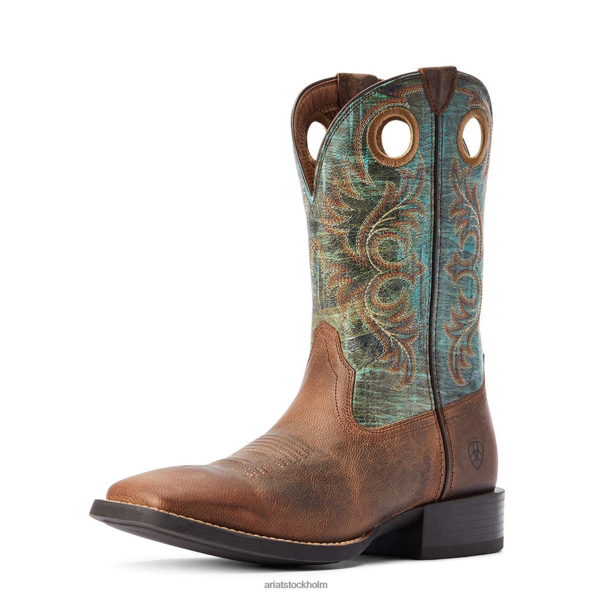 Skodon Ariat sport rodeo westernstövel lok brun män F0484126