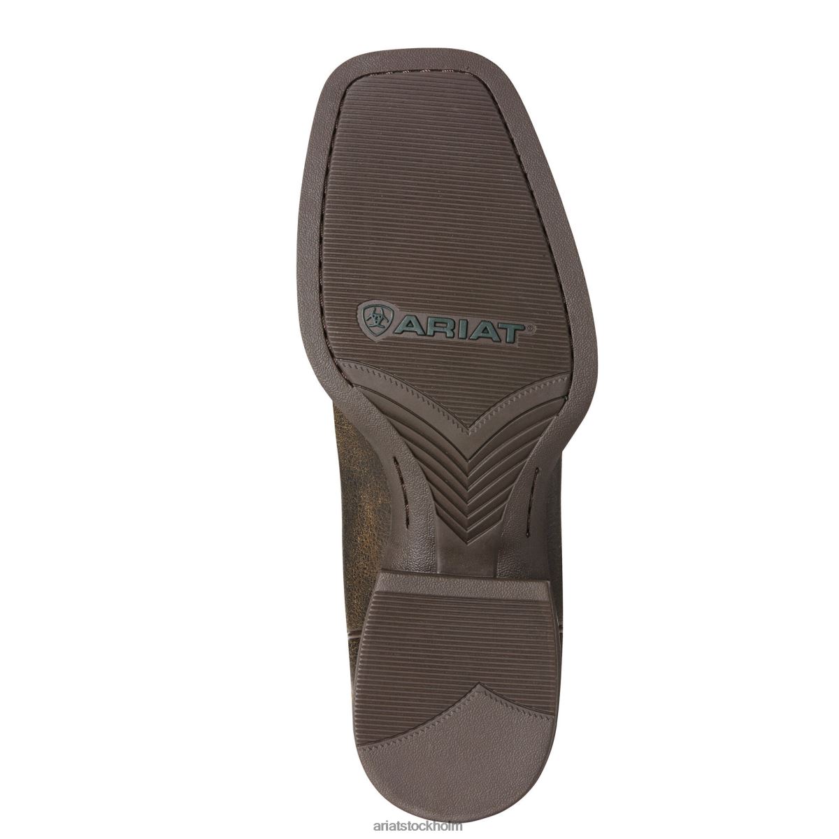 Skodon Ariat sport västernstövel med bred fyrkantig tå Brooklyn brun män F048489