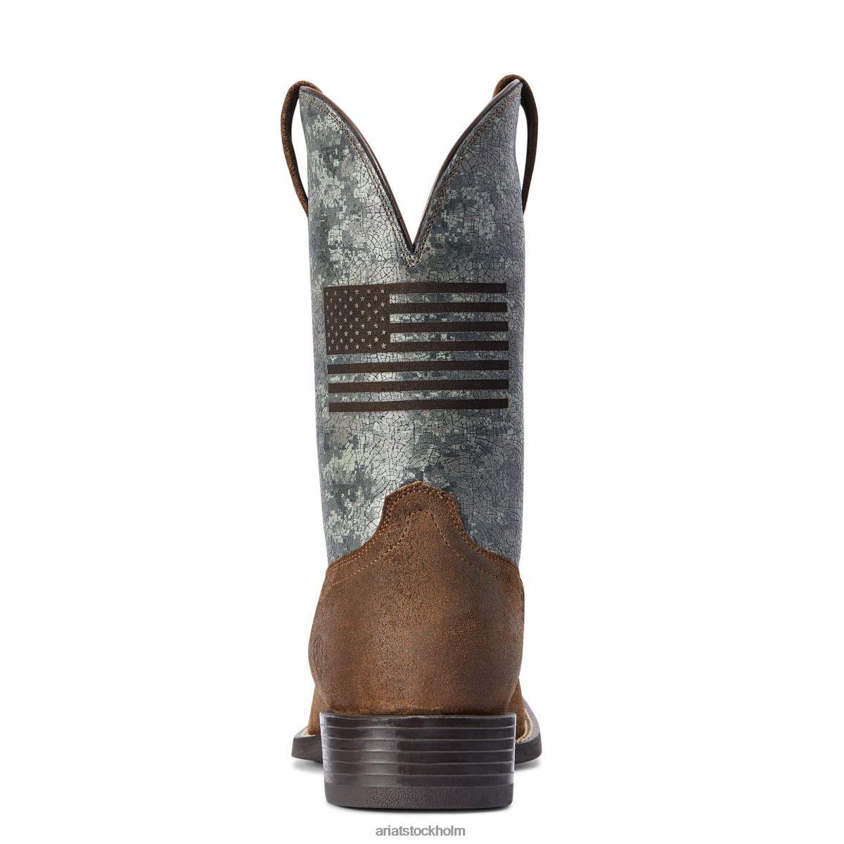 Skodon Ariat sportflygande stolt westernstövel tumbleweed taupe män F0484197