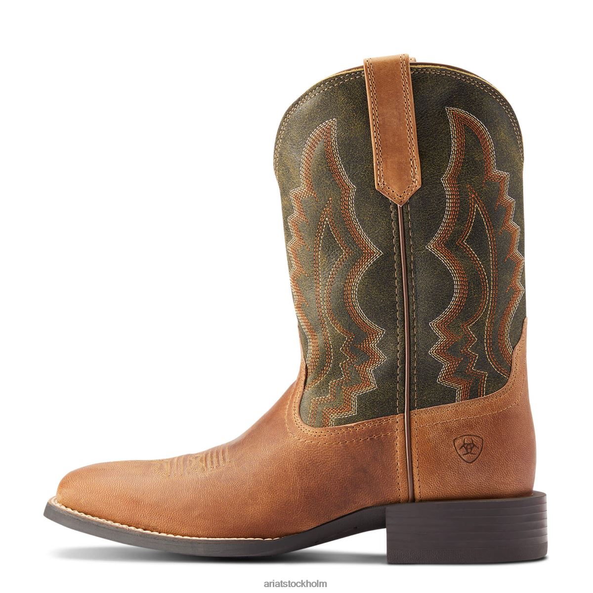 Skodon Ariat sportriggin westernstövel fräck brun män F0484211