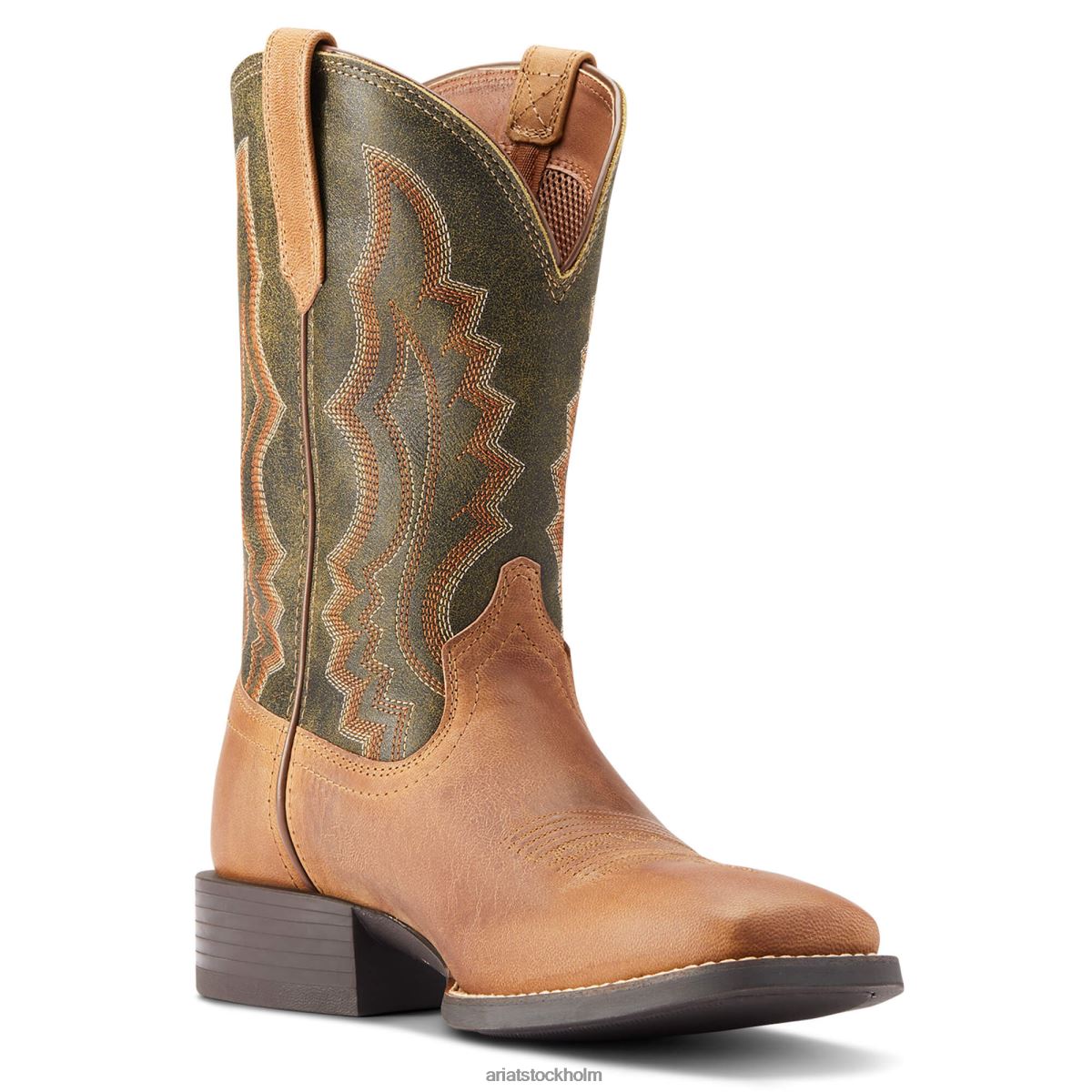 Skodon Ariat sportriggin westernstövel fräck brun män F0484211