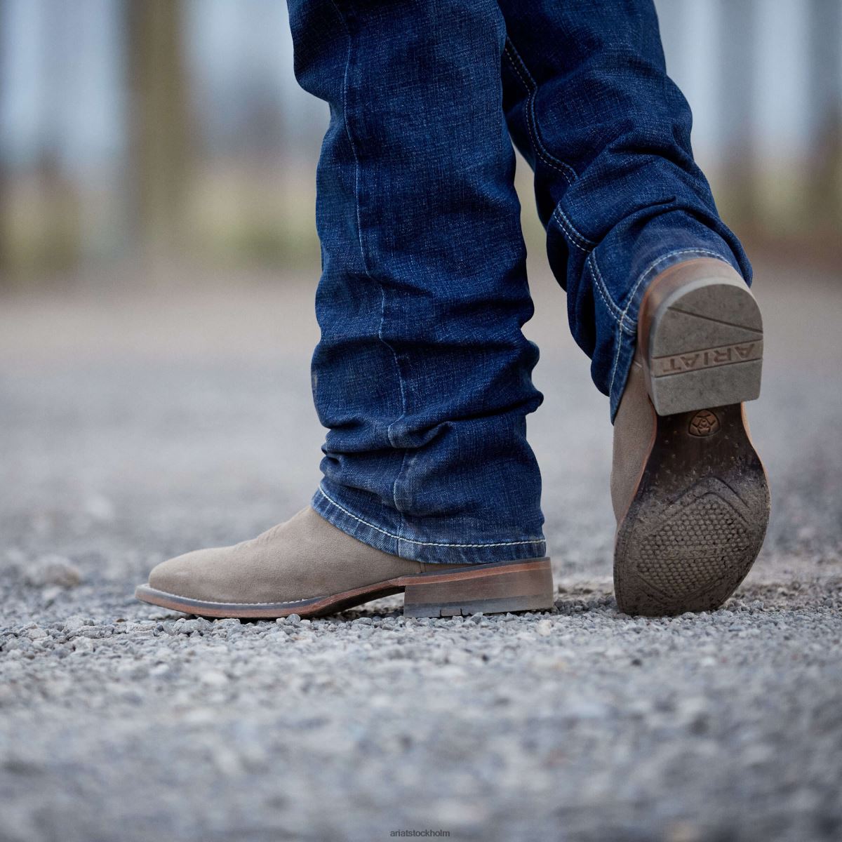 Skodon Ariat sting westernstövel jorden män F048426