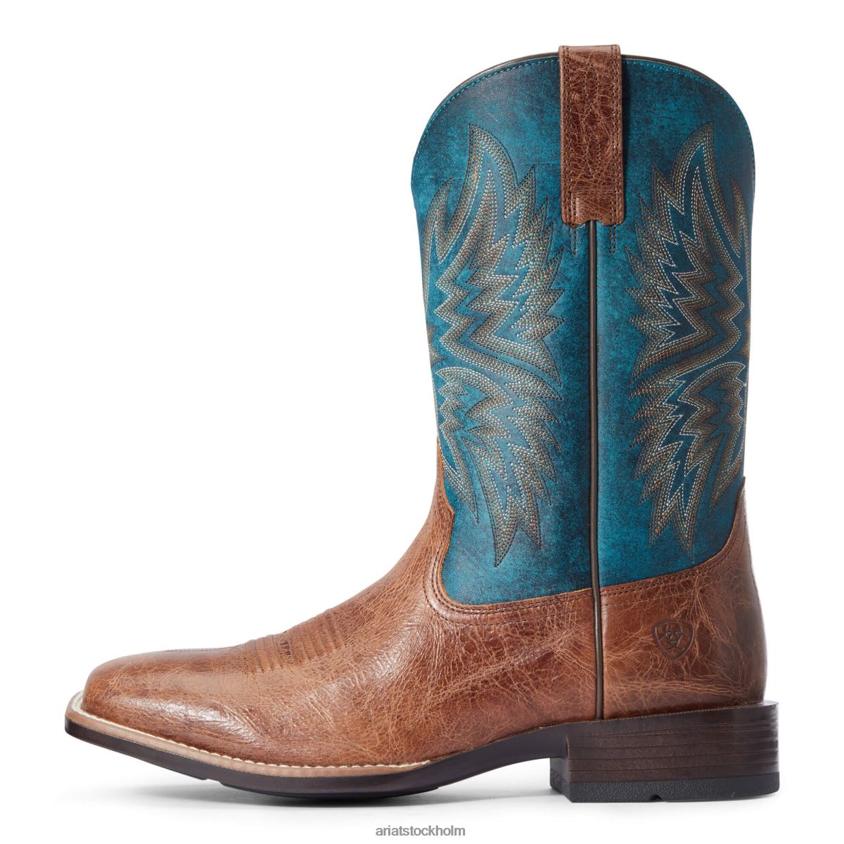 Skodon Ariat valor ultra western stövel mörk solbränna män F0484205