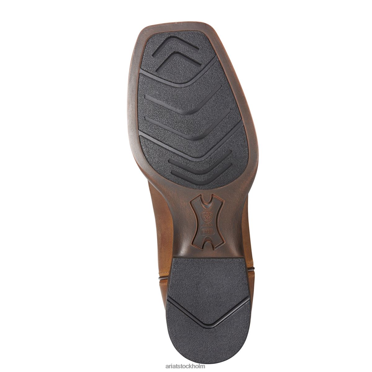 Skodon Ariat venttek ultra western stövel bedrövad brun män F0484169