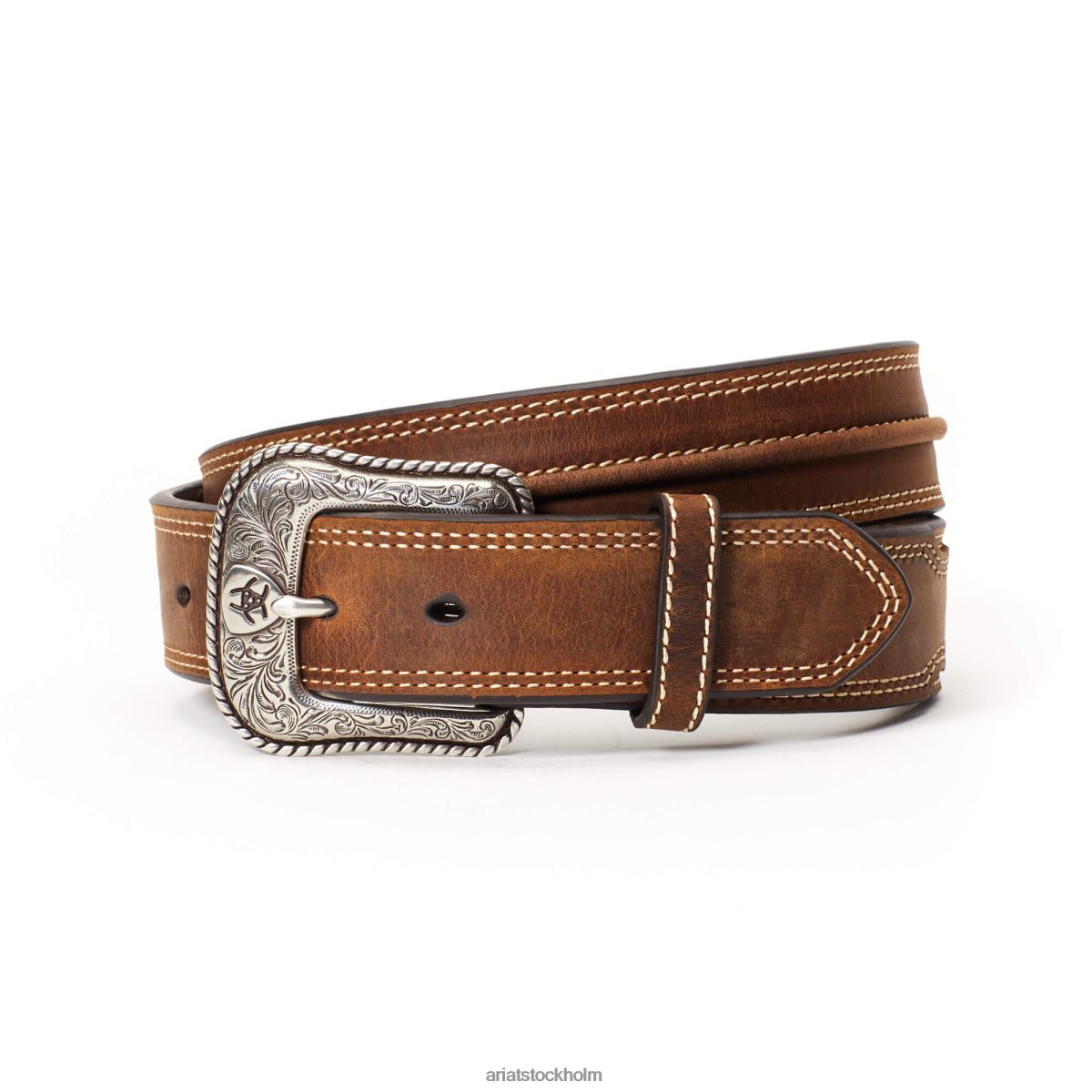 Tillbehör Ariat centre ridge tan bälte naturlig män F04841878