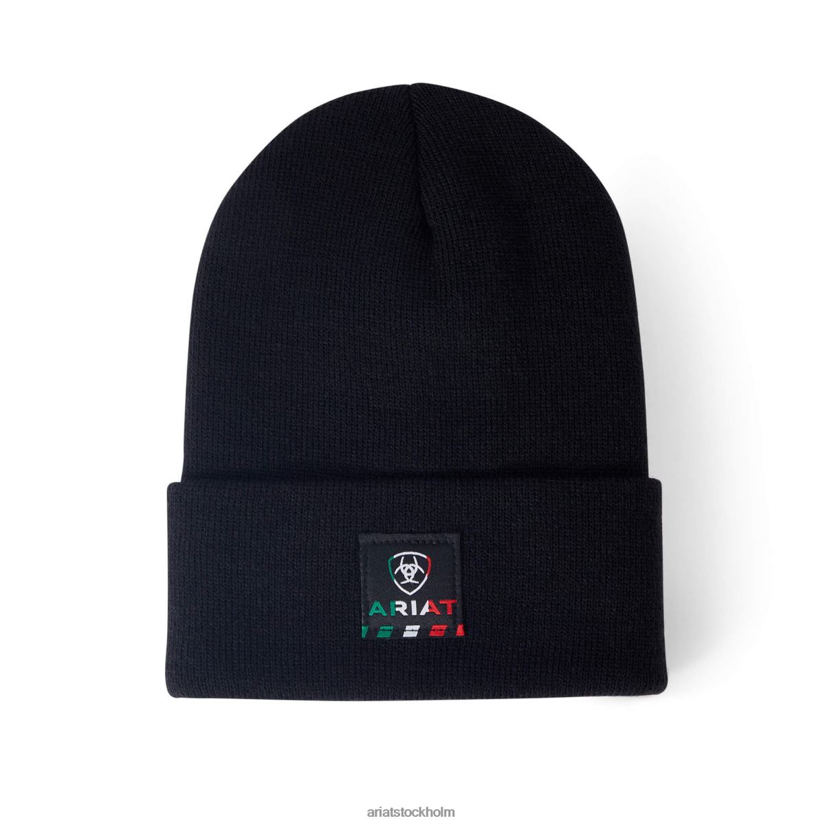 Tillbehör Ariat armeringsjärn mexikansk flagga patch mössa svart män F04841969