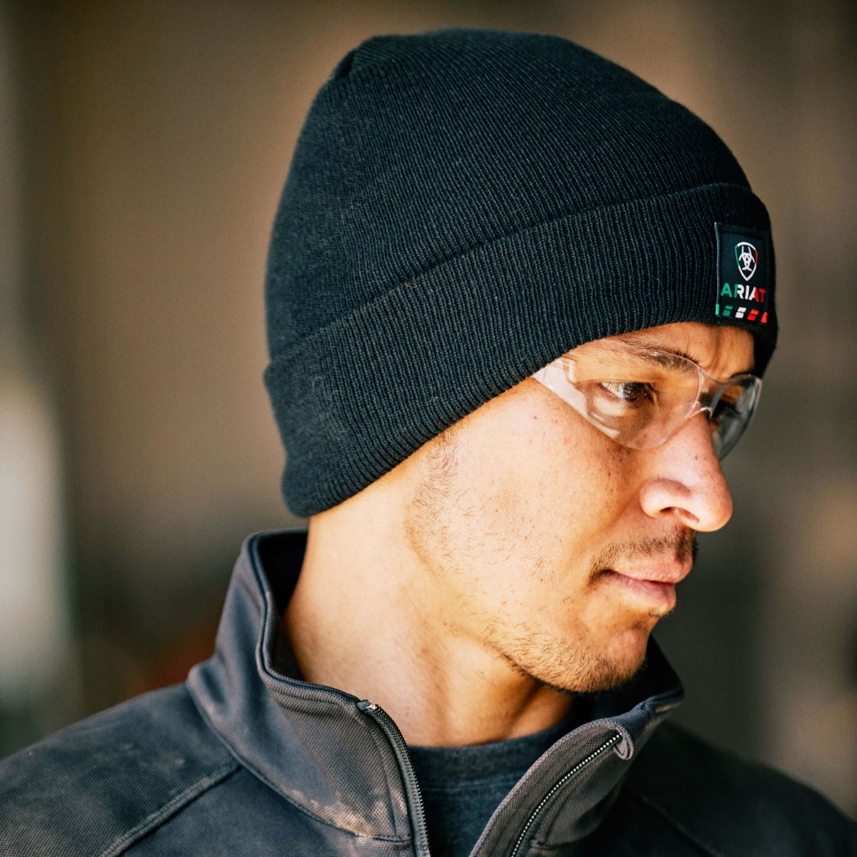 Tillbehör Ariat armeringsjärn mexikansk flagga patch mössa svart män F04841969