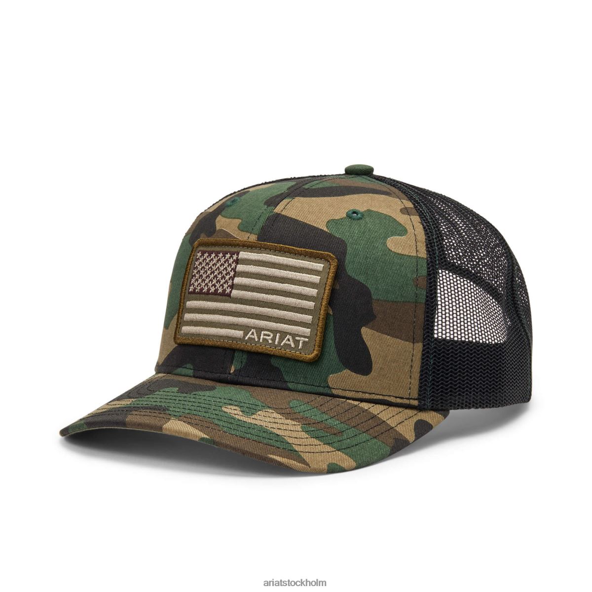 Tillbehör Ariat flagga patch cap camo män F04841893