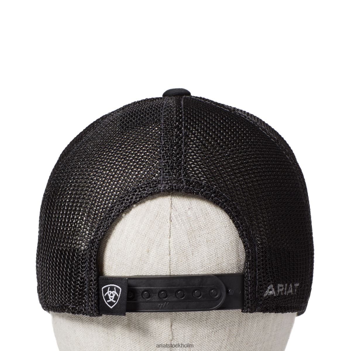 Tillbehör Ariat logotyp snapback keps svart män F04841889