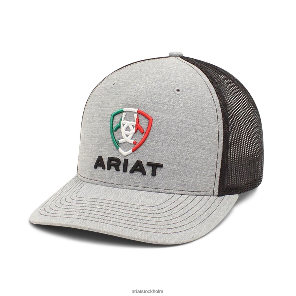 Tillbehör Ariat mexico flagga sköld cap grå män F04841938